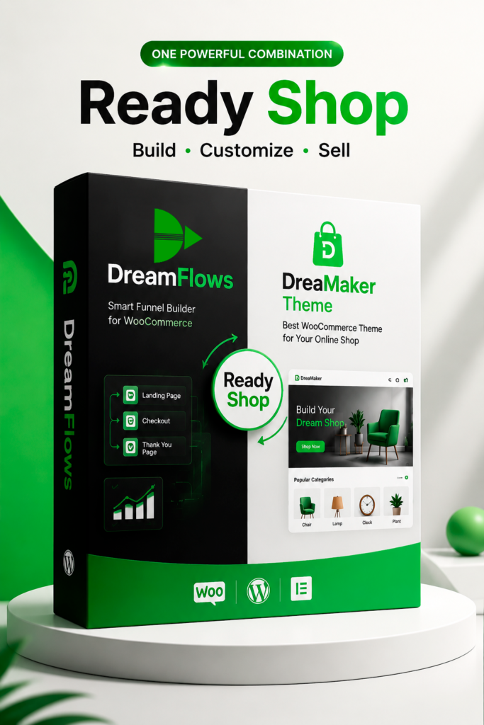 Ready Shop ( DreamFlows + DreaMaker Theme )